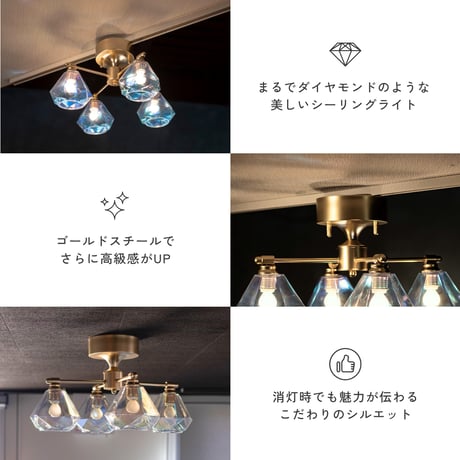 【即納】プレミアムクロスシーリングライト