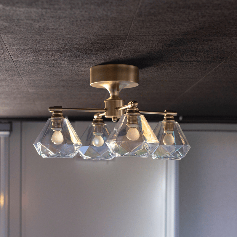 即納】プレミアムクロスシーリングライト | リビング＆ダイニング