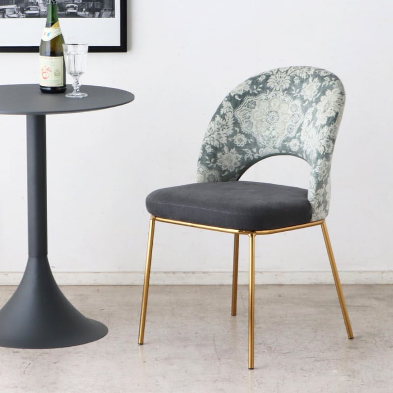 即納】エレガンスフローラルゴールドチェア | リビング＆ダイニング