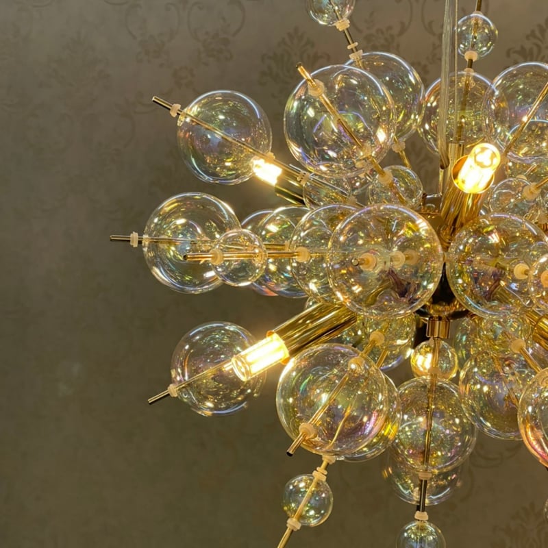 即納】シャンパンバブルペンダントライト（6灯） | リビング