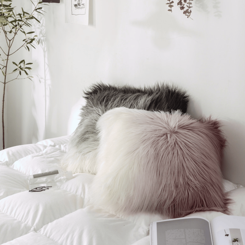 ロングファー クッションカバー（2カラー） | リビング＆ダイニング