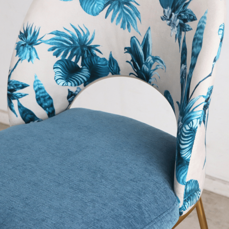 フローラルパターン アンティークチェア 即納】エレガンスフローラルゴールドチェア | リビング