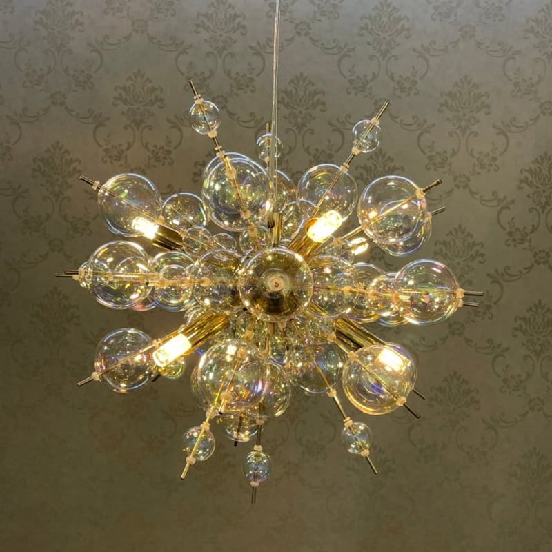 即納】シャンパンバブルペンダントライト（6灯） | リビング