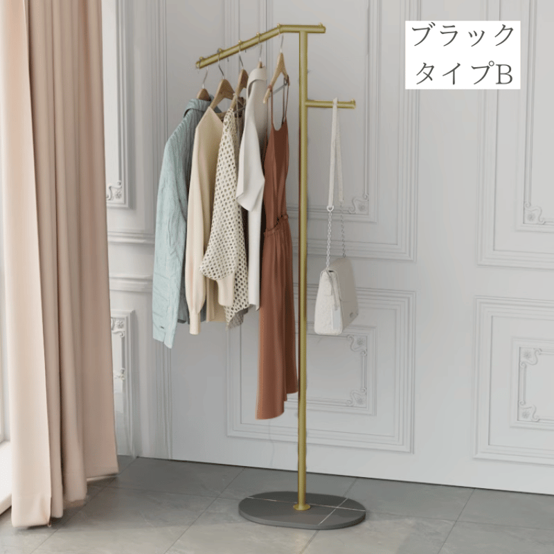 ゴールド　ハンガーラック　モダン プレミアムゴールドハンガーラック | リビング＆ダイニング