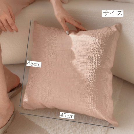 ゴージャスローズピンククッションカバー