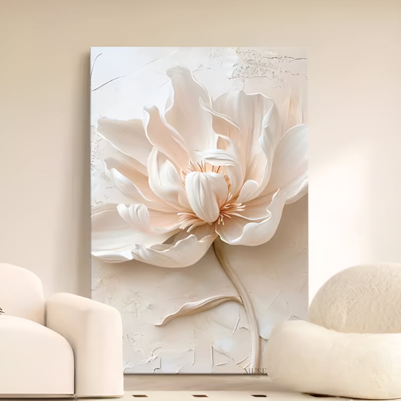 フラワークラシックエンボスライクアート | リビング＆ダイニング