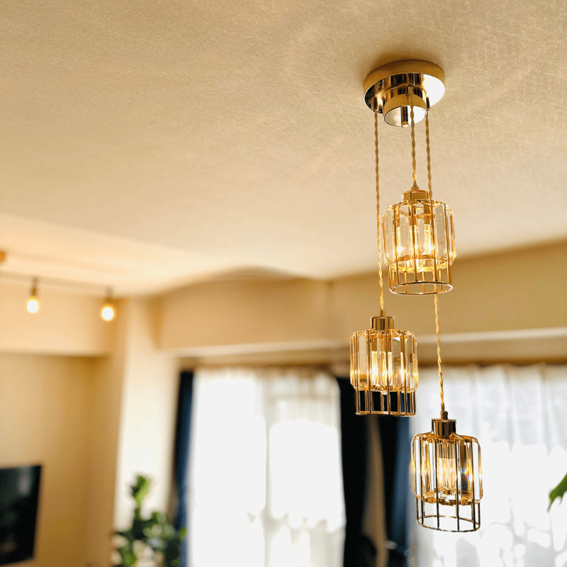 MINA LED ペンダントライト 3灯 シャンデリア ダイニングライト MINA