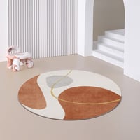 プレミアムカラーラウンドカーペット（120cm)