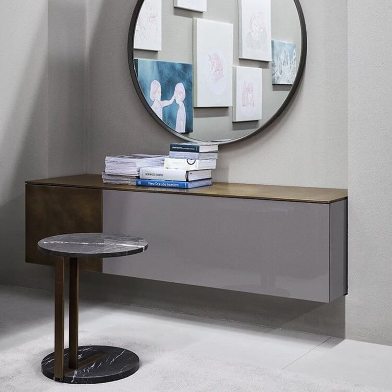 【希少】ヴィンテージ ストーントップ サイドテーブル　大理石　ゴールド 希少】ヴィンテージ ストーントップ サイドテーブル 大理石