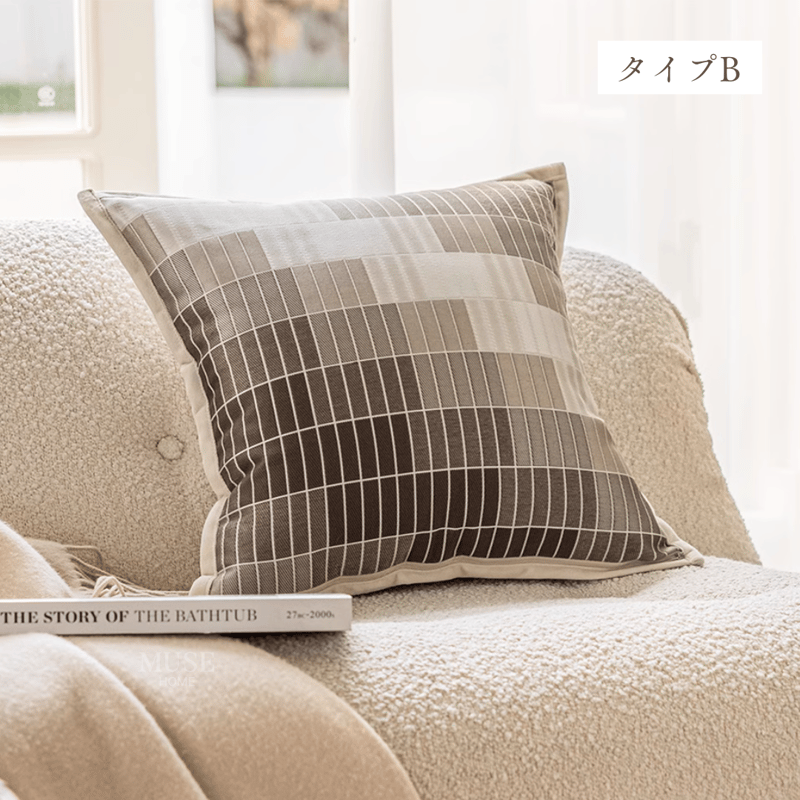 モダングレースラインクッション | リビング＆ダイニングインテリア by