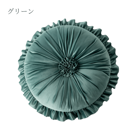 フラワーサークルギャザークッション