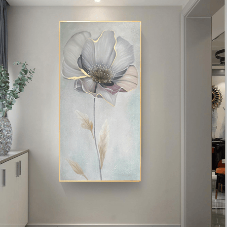 ラグジュアリーモダンフラワーアートボード(60㎝×120㎝)
