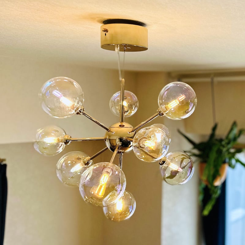 即納】オーロラガラスボールペンダントライト | リビング＆ダイニング