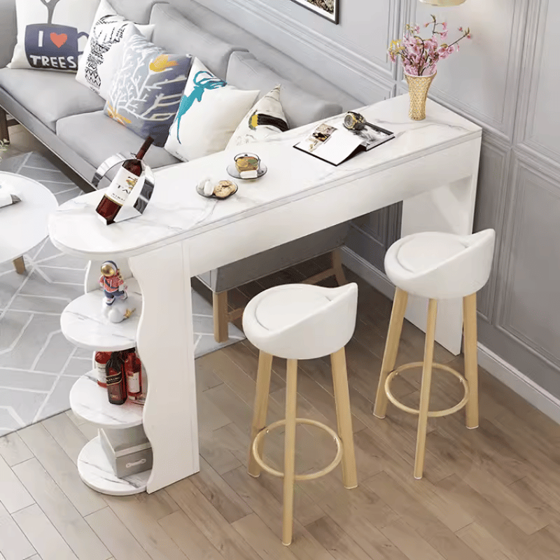 マーブル柄ラグジュアリーカウンターテーブル | リビング＆ダイニング