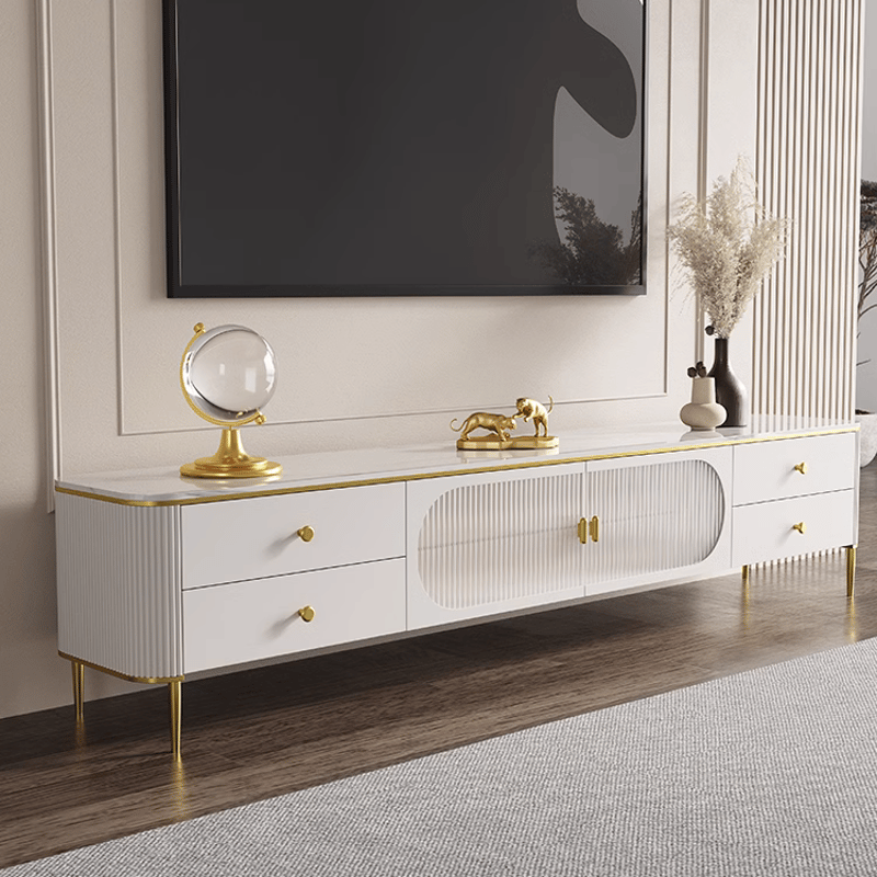 北欧風ホワイトマーブル柄テレビボード | リビング＆ダイニング