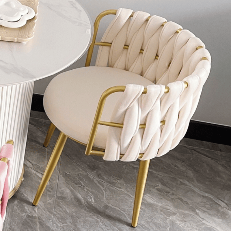 ノルディッククロス編みラウンドチェア | リビング＆ダイニング