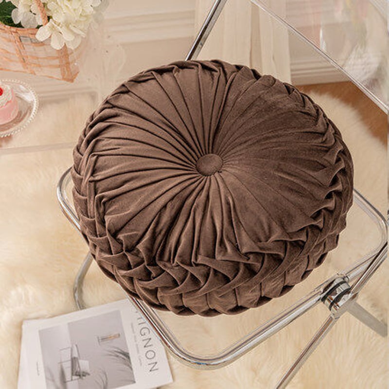 ギャザーベルベットクッション | リビング＆ダイニングインテリア by