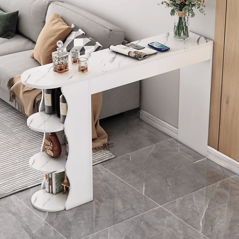 マーブル柄ラグジュアリーカウンターテーブル | リビング＆ダイニング