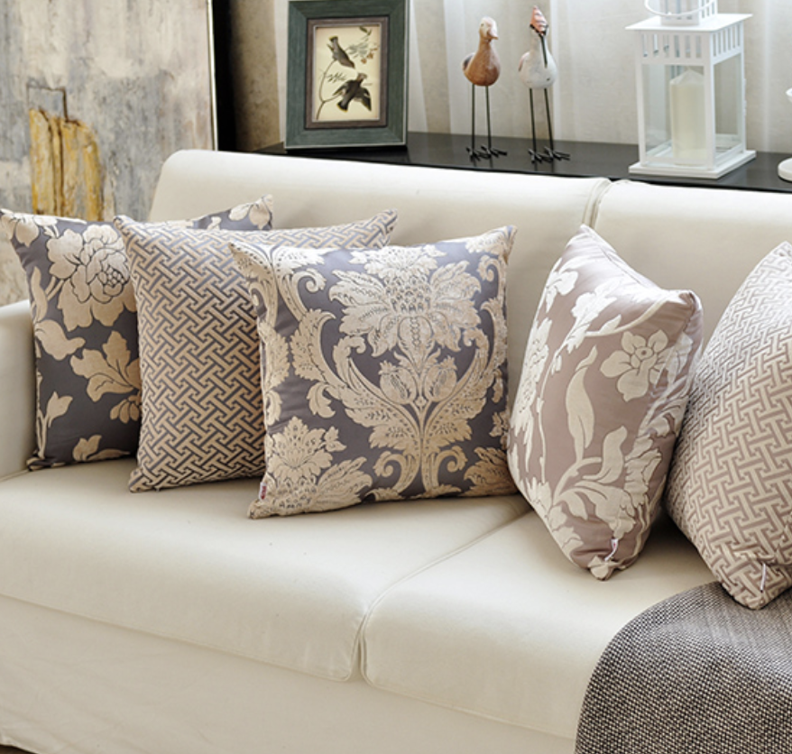 ラグジュアリーサテンクッションカバー | リビング＆ダイニング