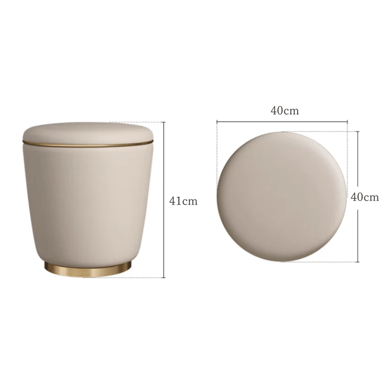 ミューズホーム　ラグジュアリーレザースツール ラグジュアリーソファスツール | リビング＆ダイニング