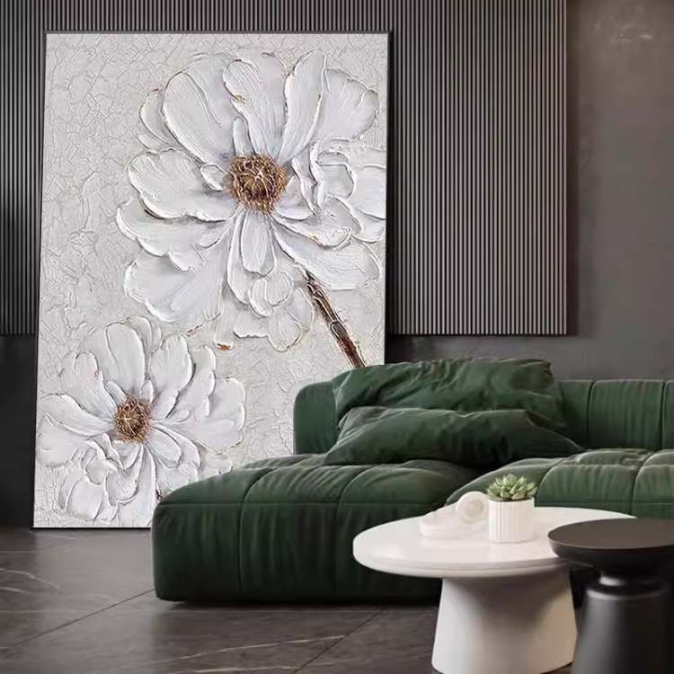 *✲ R a d y ✲*◆ウォールフラワー⑭ 壁面をおしゃれに演出 ウォールアート オリエンタルフラワー｜Y