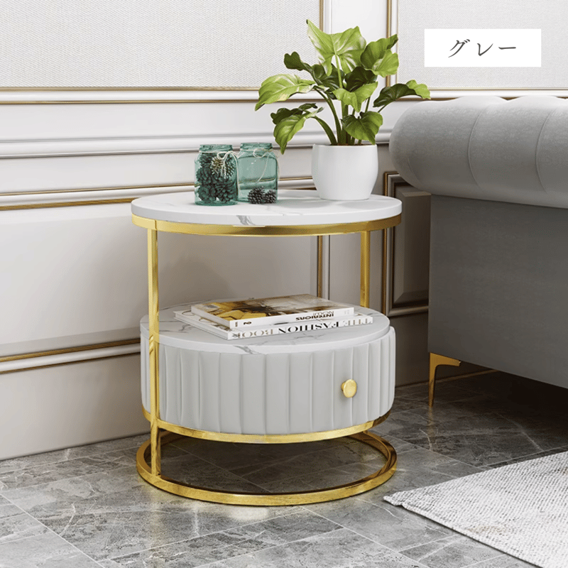 円形黒色マーブル風テーブル 180cm 円形黒色マーブル風テーブル 180cm