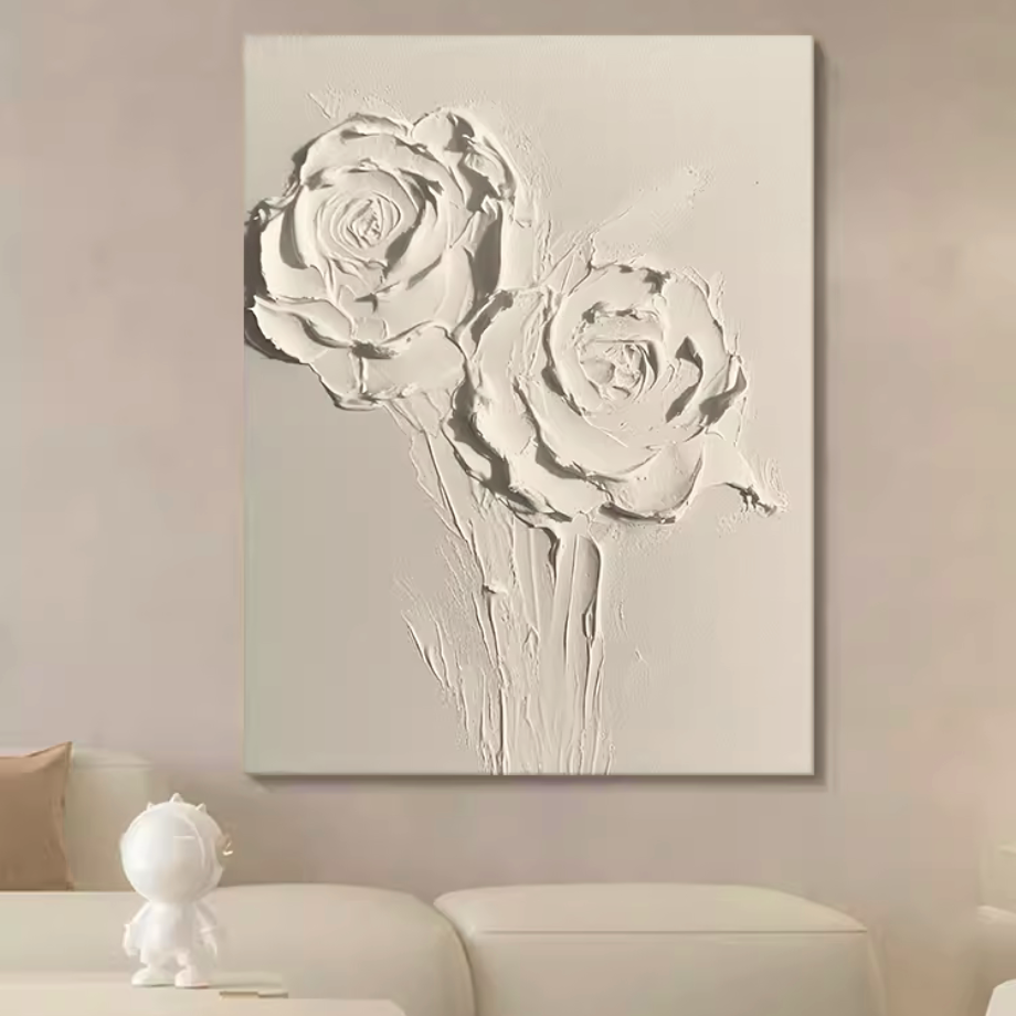 油絵　薔薇油絵 作家  ローズモダンアート  インテリアアート 飾り壁 油絵 薔薇油絵 作家 ローズモダンアート インテリアアート 飾り