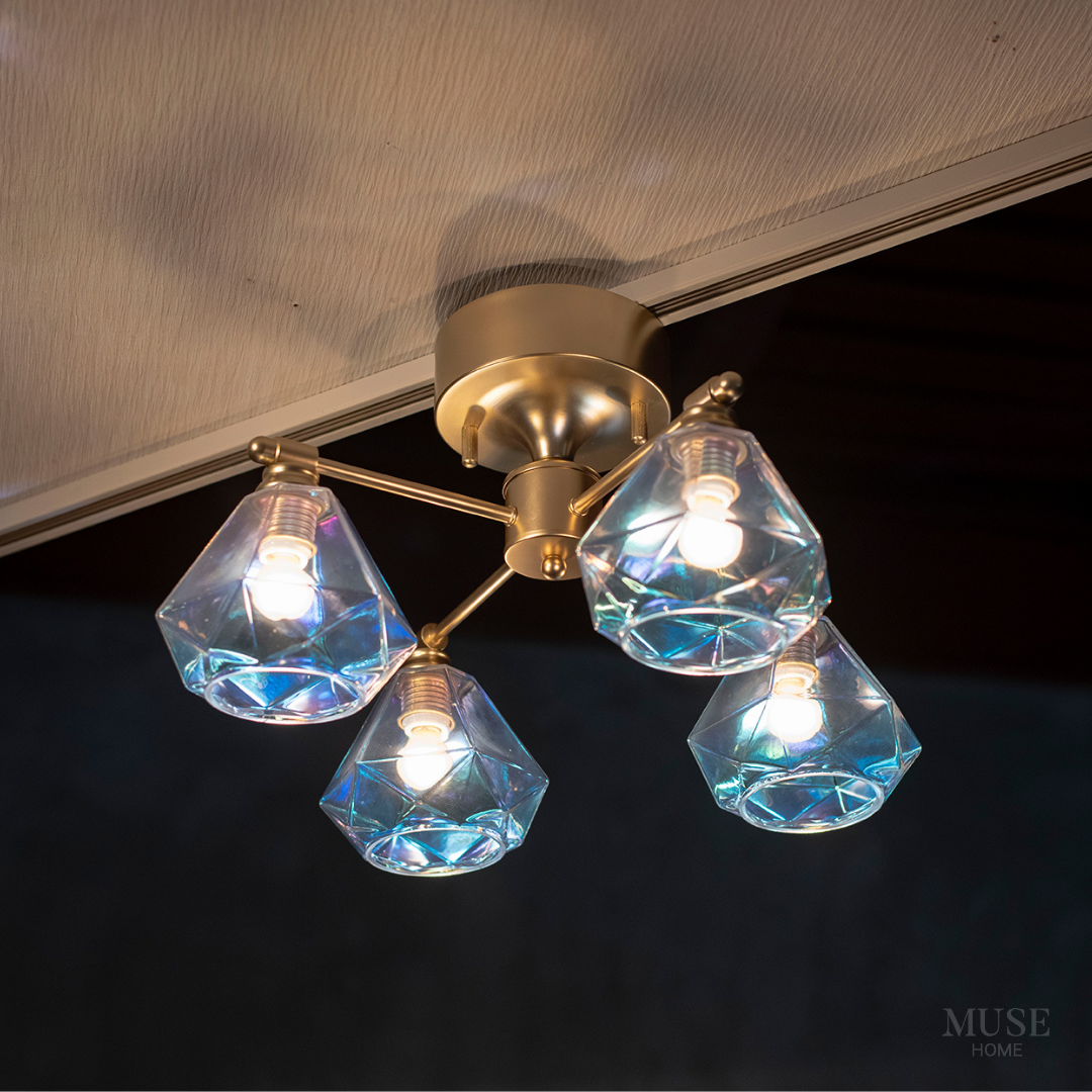 即納】プレミアムクロスシーリングライト | リビング＆ダイニング