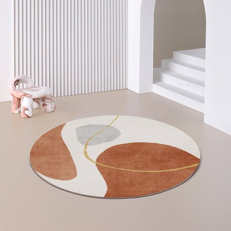 プレミアムカラーラウンドカーペット（80cm）