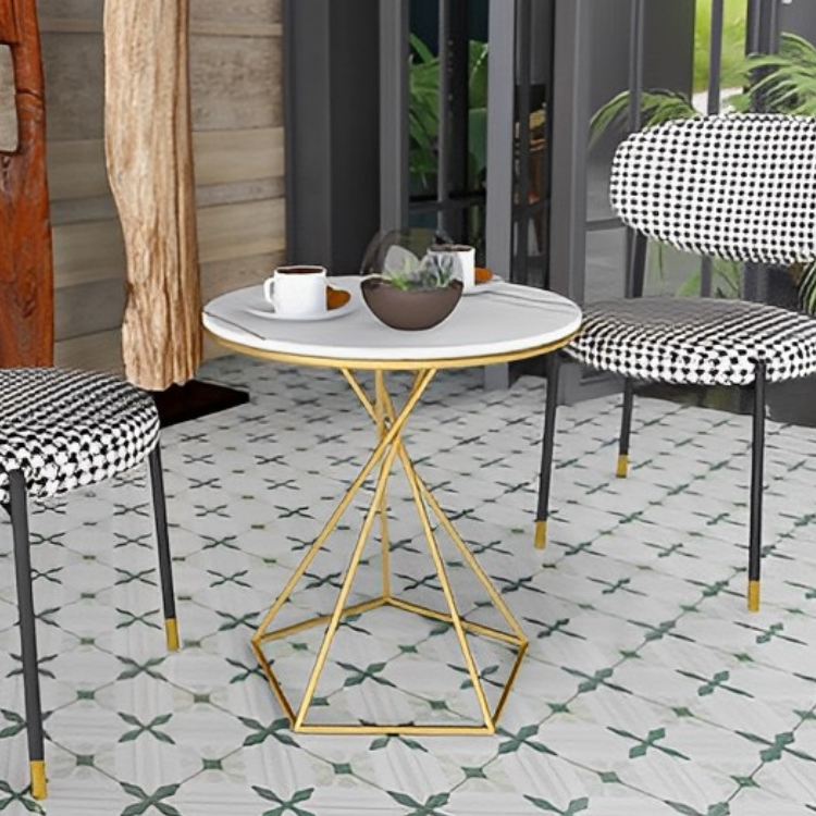 ゴールドクロスライン大理石テーブル | リビング＆ダイニング