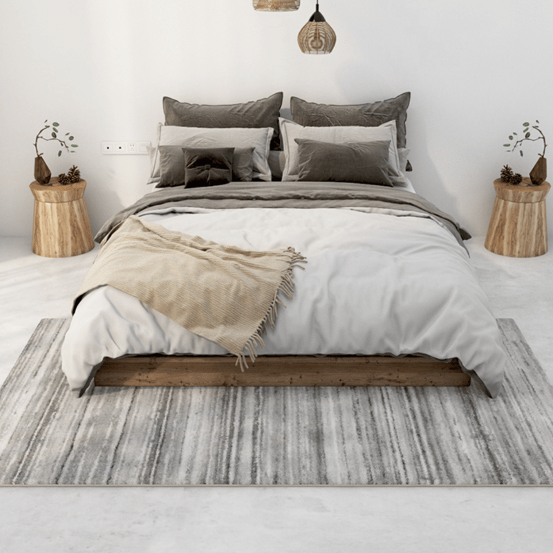 シンプルモダンベッドサイドラグ【80cm×160cm】 | リビング