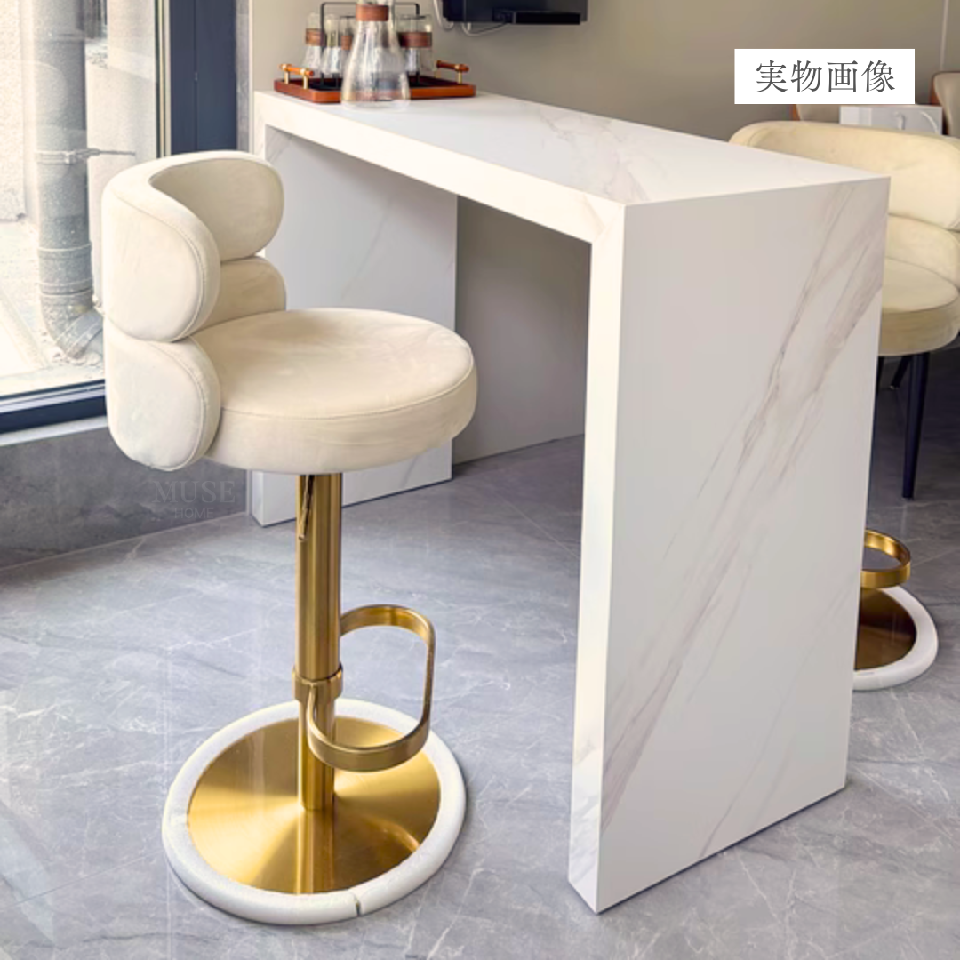 KARE DESIGN アフターワークゴールド バースツール（1脚） KARE DESIGN アフターワークゴールド バースツール（1脚