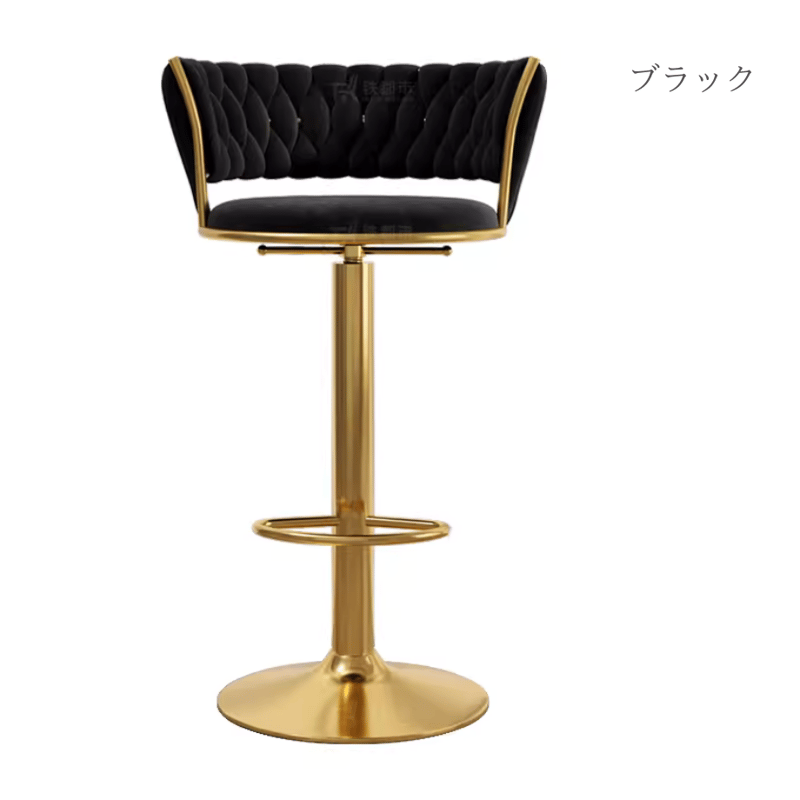 黒いバースツール モダンデザイン シンプルデザインバースツールBar Stool 01 | スタイリッシュな