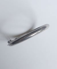 silver carved bangle