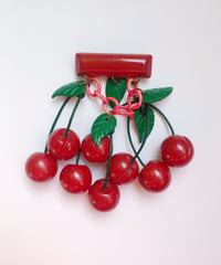 bakelite cherry pin