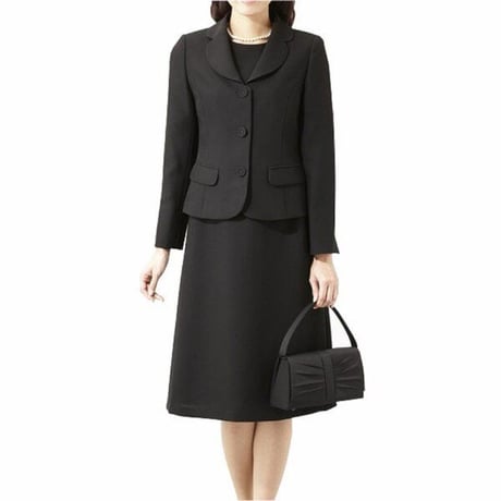 ブラックフォーマル　喪服　レディース　日本製　母　ママ　卒園式　卒業式　入学式　 喪服　礼服　冠婚葬祭　通年　1506
