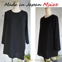 Ｍサイズ 1枚限定セール 喪服 アシメトリーレイヤード ゆったりチュニックブラウス フォーマル 137301-20-M