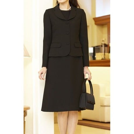 ブラックフォーマル　喪服　レディース　日本製　母　ママ　卒園式　卒業式　入学式　 喪服　礼服　冠婚葬祭　通年　1506