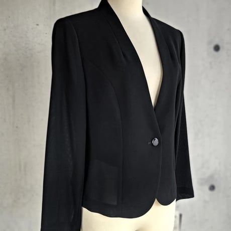 【セール】日本製 夏用ブラックフォーマルジャケット 喪服 美シルエット 軽量 9〜15号 106