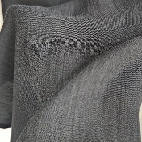 【丈オーダー無料】かぶるだけエプロン｜すっきりAライン｜ブラックメランジ｜4L〜6L対応｜114102-20-2
