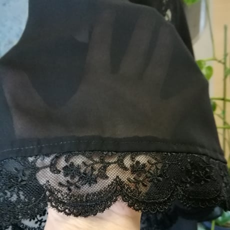 喪服 S~3L 夏の羽織もの ジャケット トッパー 大きいサイズ 礼服 ロング丈 レース使い 127500