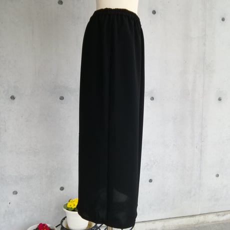 【日本製】S～3L 喪服 タイトスカートなのに楽で動きやすい 大人 ロングスカート 117200-20
