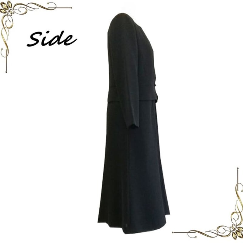 HAVEL studio フォーマロングルベスト　ブラック　サイズ38 HAVEL studio フォーマロングルベスト ブラック サイズ38