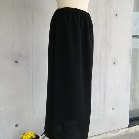 【日本製】S～3L 喪服 タイトスカートなのに楽で動きやすい 大人 ロングスカート 117200-20