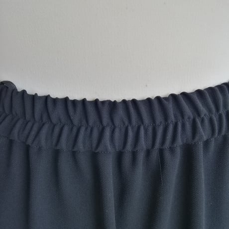 【日本製】S～3L 喪服 巻きスカート風セミフレアーアシメトリータックスカート 116201