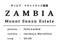 ザンビア　マウントスンズ農園　/ 100g