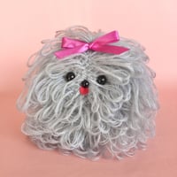 ソフトパック用ティッシュカバー　マルチーズちゃん マルチーズティッシュカバー白 | Kitty