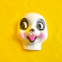 Vintage panda mask /手芸用人形フェイス パンダ