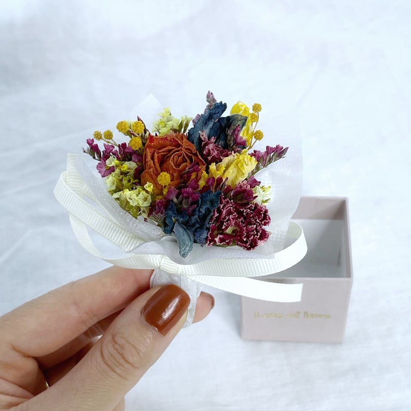 Vivid color】ミニチュア BOX ドライブーケ【Toropic】 | Lynn f Vivid color】ミニチュア BOX ドライブーケ【Toropic】 | Lynn f