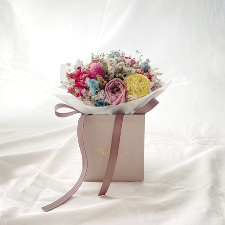 mother's day BOX【Thank you】カーネーション入り Rose beige BOX